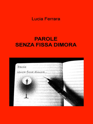 cover image of Parole senza fissa dimora